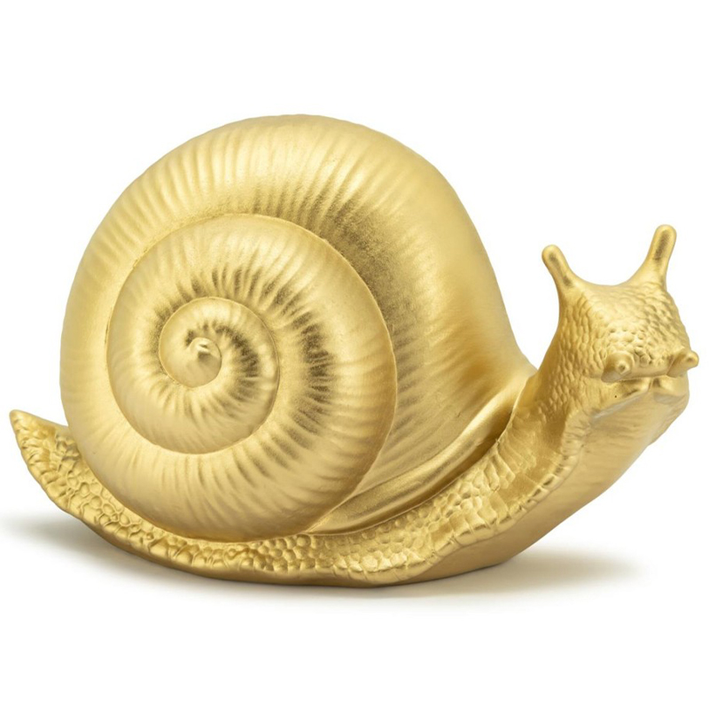 Статуэтка Abhika Snail Bisc. Gold Золотой Статуэтка Abhika Snail Bisc. Gold Золотой в Липецке | Loft Concept