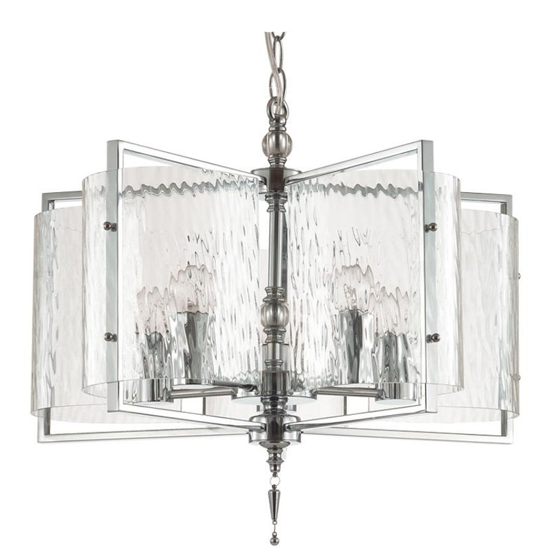 Люстра Karissa Chrome Chandelier 48 Хром Прозрачный (Transparent) Люстра Karissa Chrome Chandelier 48 Хром Прозрачный (Transparent) в Липецке | Loft Concept