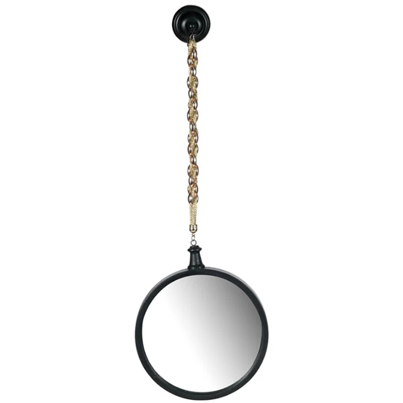 Зеркало Mirror On A Chain Черный Зеркало Mirror On A Chain Черный в Липецке | Loft Concept