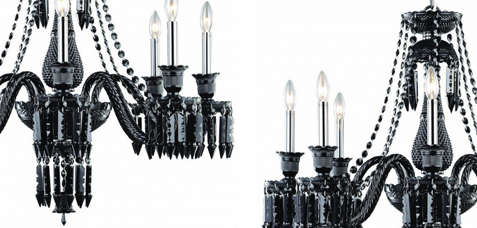 Люстра BACCARAT Zenith Midnight Chandelier 8 Люстра BACCARAT Zenith Midnight Chandelier 8 - Loft-Concept в Липецке