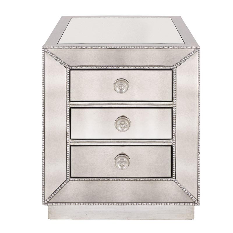Тумба Blasco Mirrored Nightstand Зеркало Тумба Blasco Mirrored Nightstand Зеркало в Липецке | Loft Concept