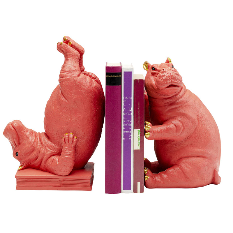 Держатель для книг Red Hippos Красный Держатель для книг Red Hippos Красный в Липецке | Loft Concept