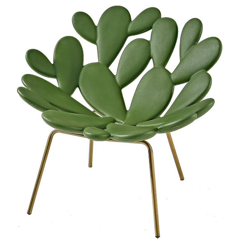 Кресло Filicudi Armchair Зеленый Зеленый Латунь Кресло Filicudi Armchair Зеленый Зеленый Латунь в Липецке | Loft Concept
