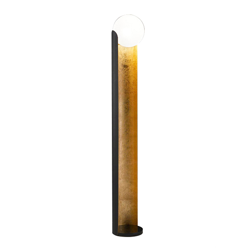 Торшер Alta Floor Lamp Золотой Черный Белый Торшер Alta Floor Lamp Золотой Черный Белый в Липецке | Loft Concept