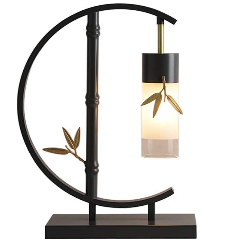 Настольная лампа Bamboo Chinese Style Modern Table Lamp Черный Золотой Прозрачный Белое матовое стекло Настольная лампа Bamboo Chinese Style Modern Table Lamp Черный Золотой Прозрачный Белое матовое стекло в Липецке | Loft Concept