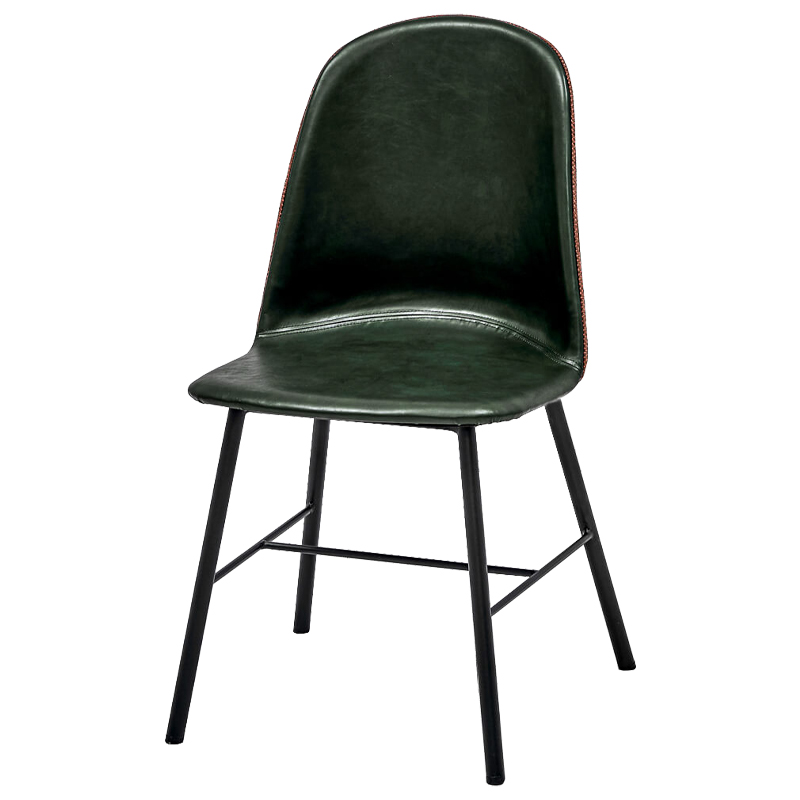 Стул Archie Chair Черный Зеленый Коричневый Стул Archie Chair Черный Зеленый Коричневый в Липецке | Loft Concept