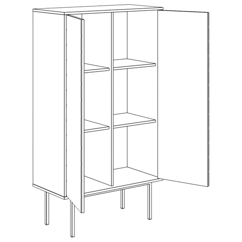 Шкаф с 2-мя зеркальными дверцами Serena Mirror Cabinet Шкаф с 2-мя зеркальными дверцами Serena Mirror Cabinet в Липецке