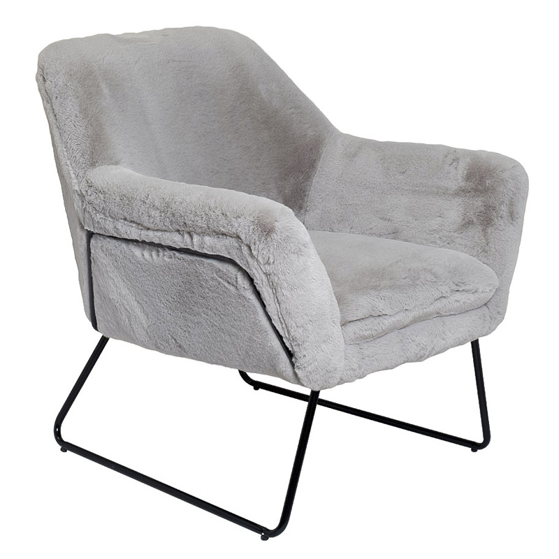 Кресло Bevin Armchair Серый Кресло Bevin Armchair Серый в Липецке | Loft Concept