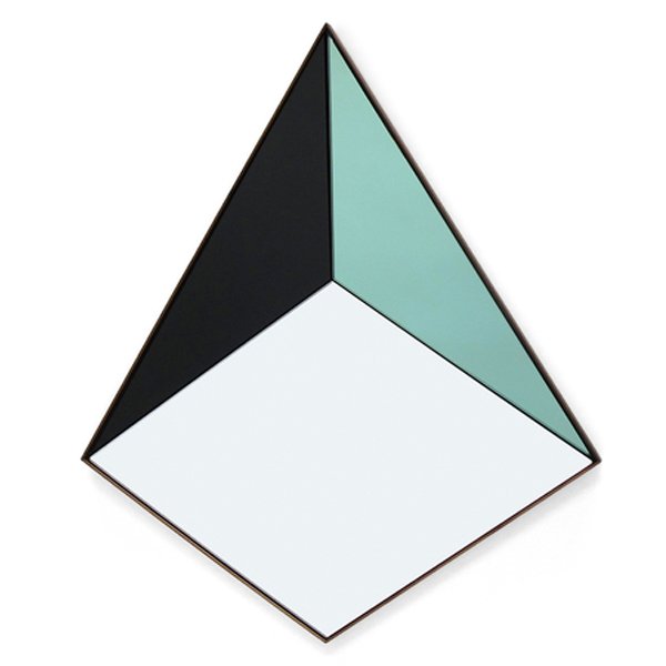 Зеркало Пирамида Bower Pyramid Mirror Прозрачный Черный Лазурь Зеркало Пирамида Bower Pyramid Mirror Прозрачный Черный Лазурь в Липецке | Loft Concept
