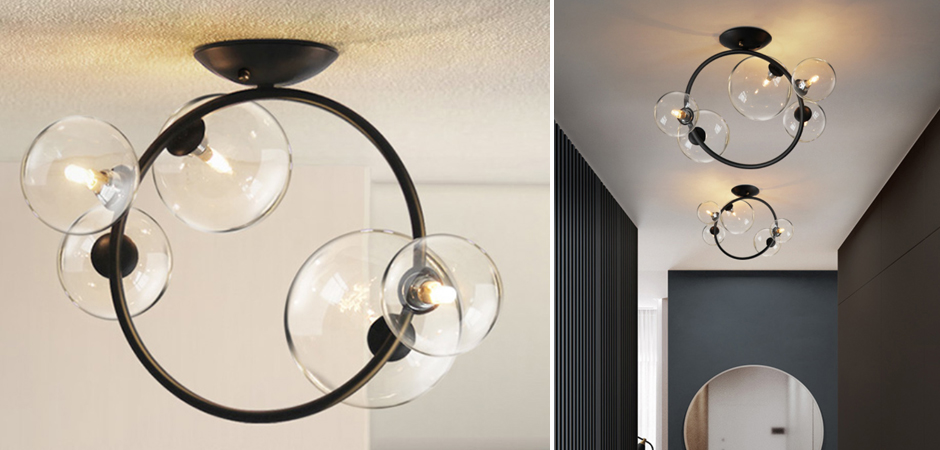 Потолочный светильник IONA Octo Ceiling 5 плафонов Потолочный светильник IONA Octo Ceiling 5 плафонов - Loft-Concept в Липецке