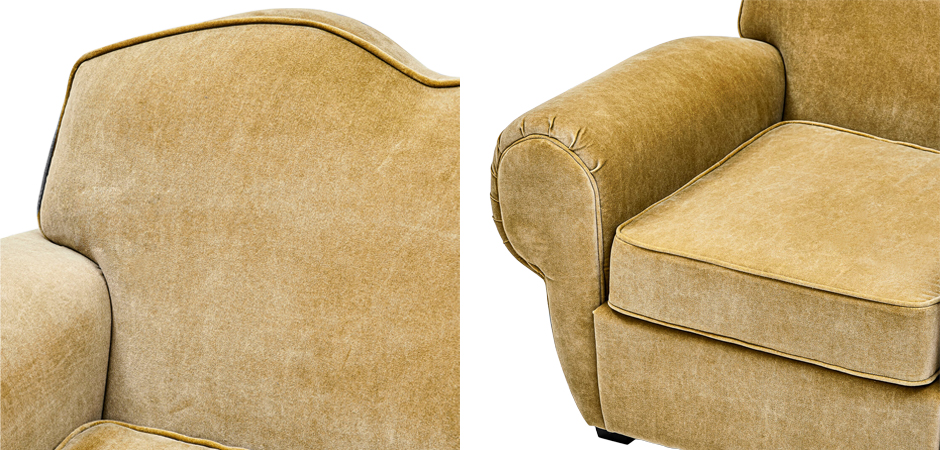 Кресло Braganza Chair Mustard - фото №1