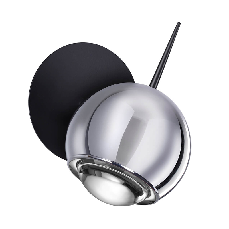 Бра Ivor Sconce Chromium Хром Черный Бра Ivor Sconce Chromium Хром Черный в Липецке | Loft Concept
