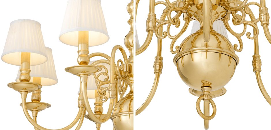 Люстра Eichholtz Chandelier Bourbon Brass - Loft-Concept в Липецке