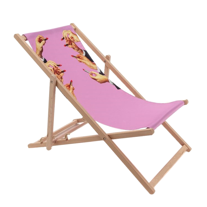 Шезлонг Seletti Lipstick Pink Розовый Бежевый Шезлонг Seletti Lipstick Pink Розовый Бежевый в Липецке | Loft Concept