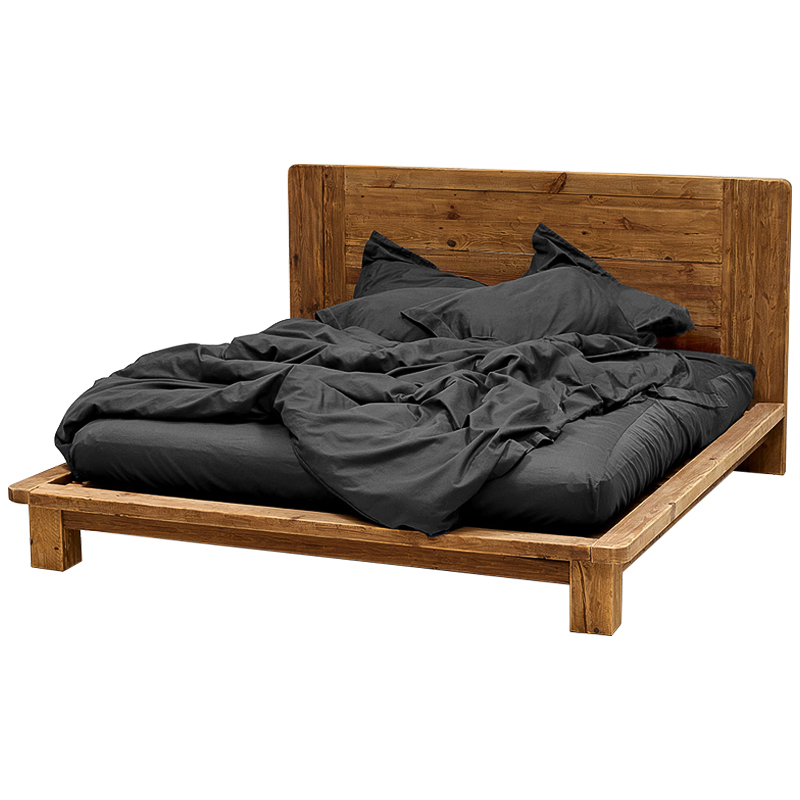 Кровать в стиле лофт из массива сосны Terence Bed Древесина Кровать в стиле лофт из массива сосны Terence Bed Древесина в Липецке | Loft Concept