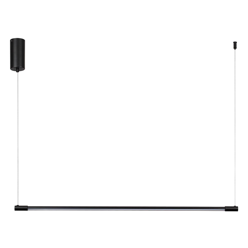 Подвесной светильник Trumpet Tube Black Linear Черный Белый Подвесной светильник Trumpet Tube Black Linear Черный Белый в Липецке | Loft Concept