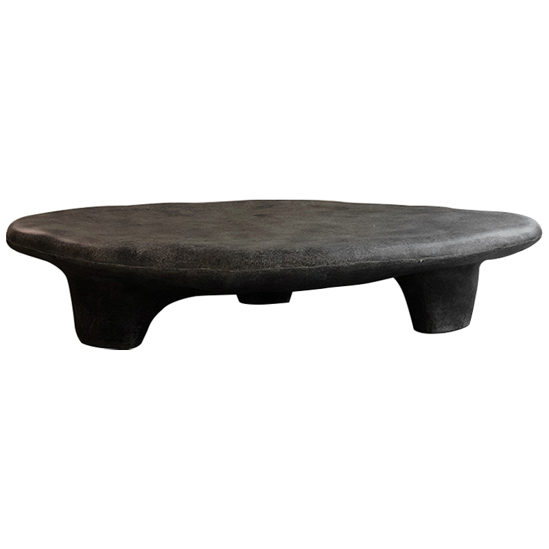 Кофейный стол Stone Coffee Table Black Черный в Липецке | Loft Concept 