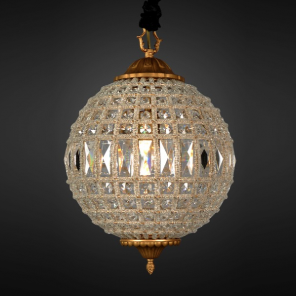 Люстра RH 19th c. Casbah Crystal Pendant 32 Темная бронза винтаж Люстра RH 19th c. Casbah Crystal Pendant 32 Темная бронза винтаж в Липецке | Loft Concept