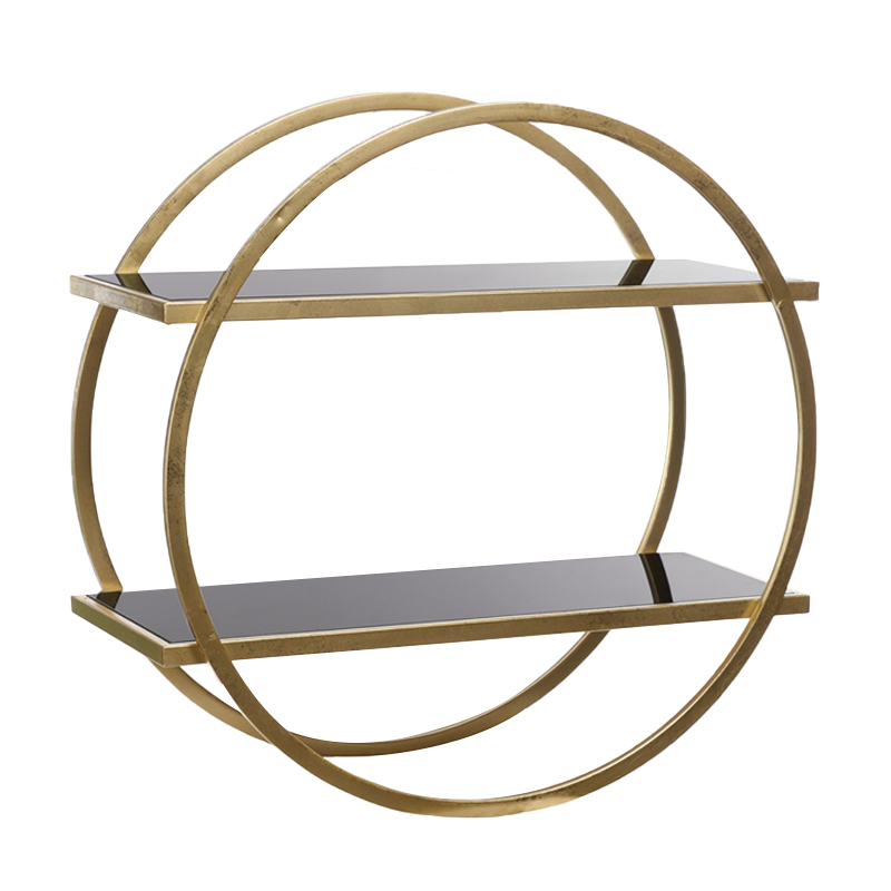 Полка Circle Gold Золотой Желтый Полка Circle Gold Золотой Желтый в Липецке | Loft Concept