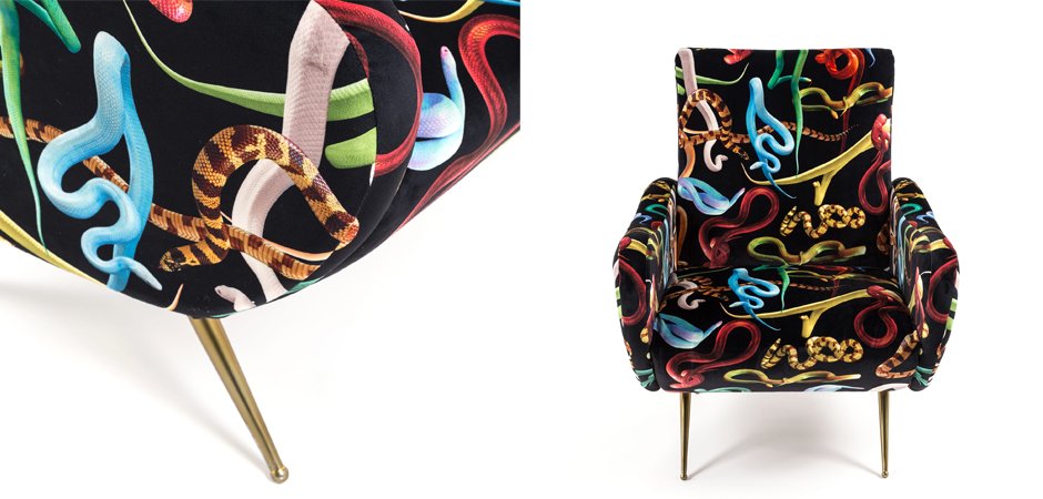 Кресло Seletti Armchair Snakes Design: Toiletpaper Кресло Seletti Armchair Snakes Design: Toiletpaper - Loft-Concept в Липецке