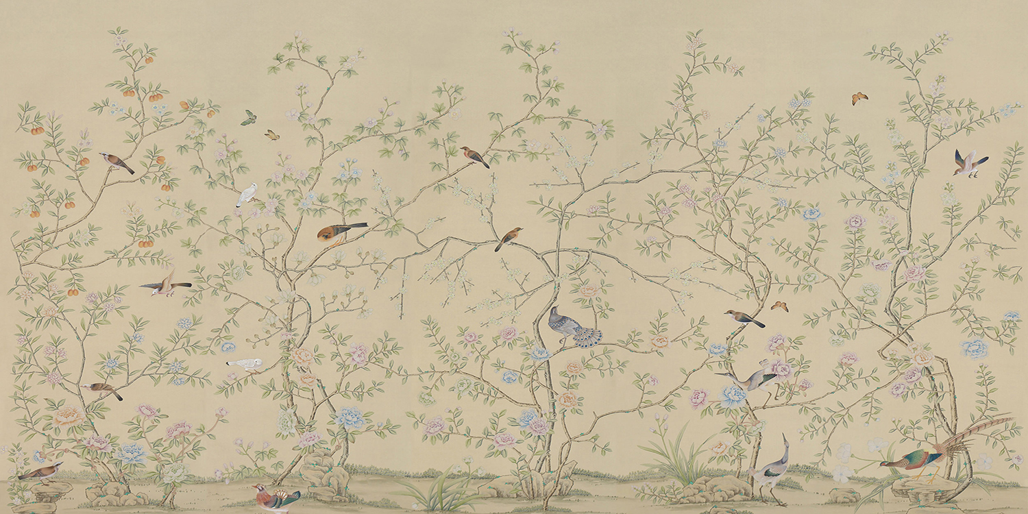 Обои ручная роспись Chatsworth Raw Silk - фото