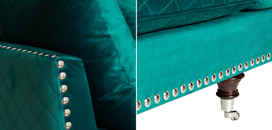Диван Giorgio Sofa Turquoise Диван Giorgio Sofa Turquoise - Loft-Concept в Липецке