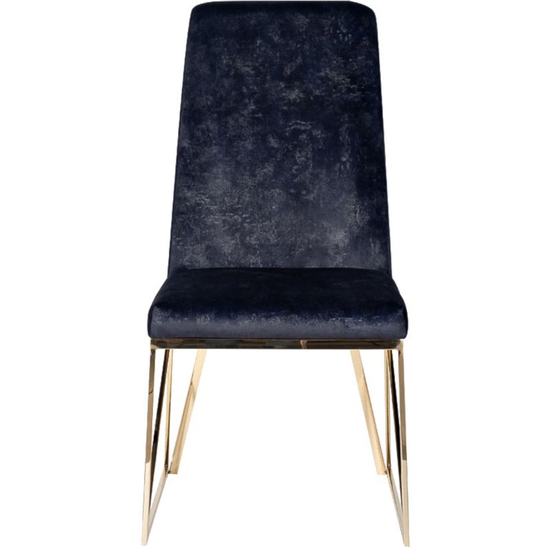 Стул барный Blave DARK BLUE Темно-синий Золотой Стул барный Blave DARK BLUE Темно-синий Золотой в Липецке | Loft Concept