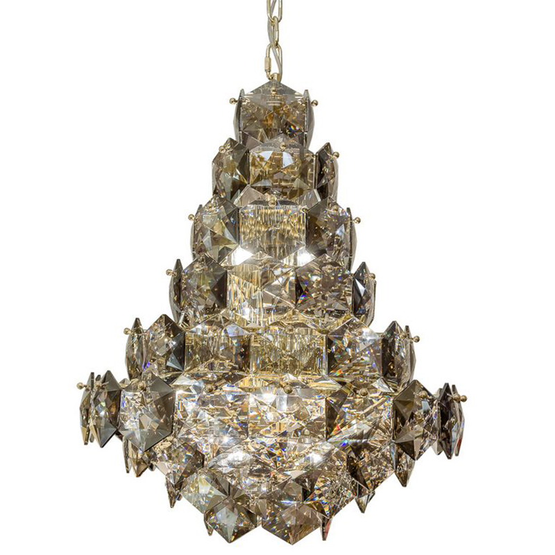 Люстра Tiers Crystal Light Chandelier Smoky 54 Золотой Дымчатый (Smoke) Люстра Tiers Crystal Light Chandelier Smoky 54 Золотой Дымчатый (Smoke) в Липецке | Loft Concept