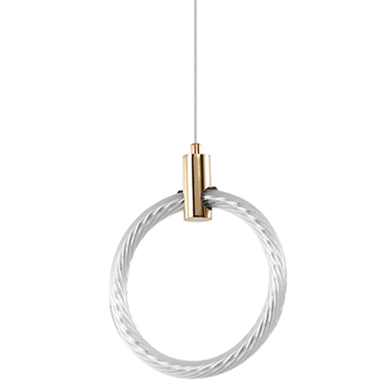 Подвесной светильник светодиодный в виде кольца Lighting Rings Gold Золотой Белый Подвесной светильник светодиодный в виде кольца Lighting Rings Gold Золотой Белый в Липецке | Loft Concept