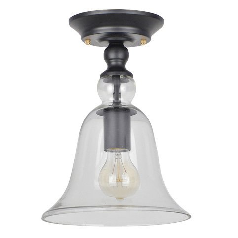 Потолочный светильник колокольчик Glass Bluebell Top Потолочный светильник колокольчик Glass Bluebell Top в Липецке | Loft Concept