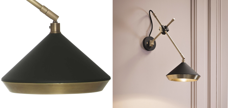 Бра Bert Frank SHEAR SHEAR WALL LIGHT Черный Бра Bert Frank SHEAR SHEAR WALL LIGHT Черный - Loft-Concept в Липецке