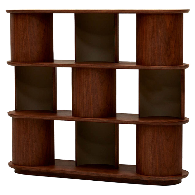 Стеллаж Zacharie Brown Wood Rack Коричневый Стеллаж Zacharie Brown Wood Rack Коричневый в Липецке | Loft Concept