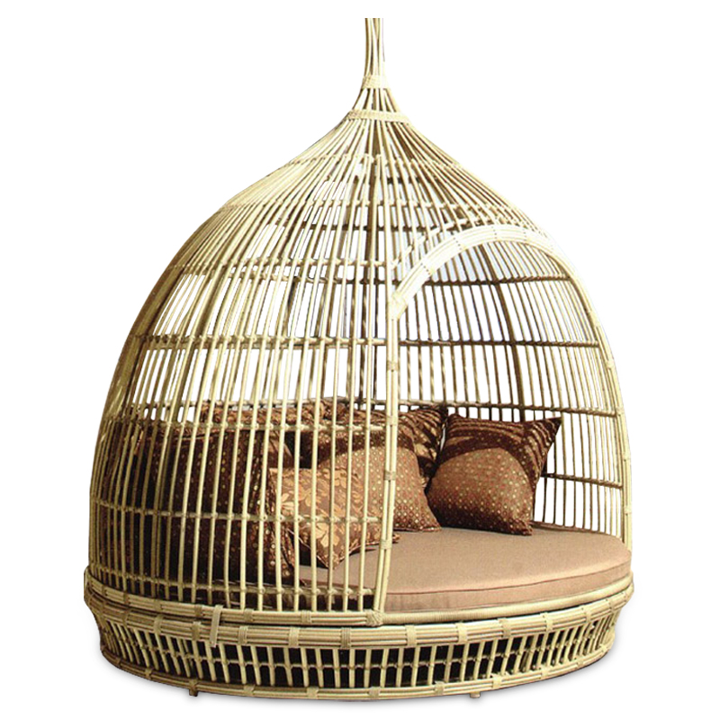 Диван Rattan Cage Sofa Бежево-серый Диван Rattan Cage Sofa Бежево-серый в Липецке | Loft Concept