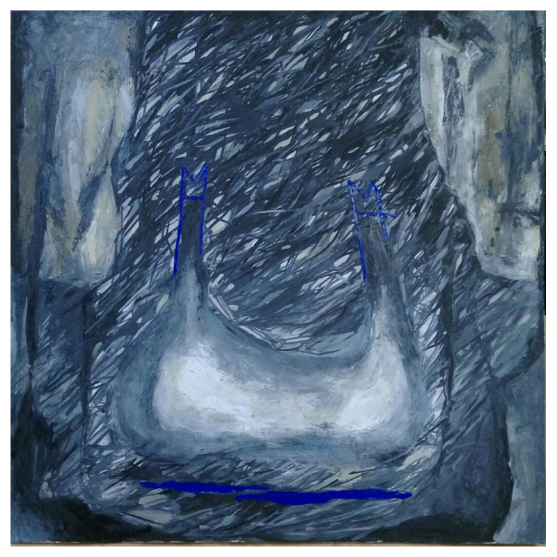 Картина Blue Abstract Still Life Синий Картина Blue Abstract Still Life Синий в Липецке | Loft Concept