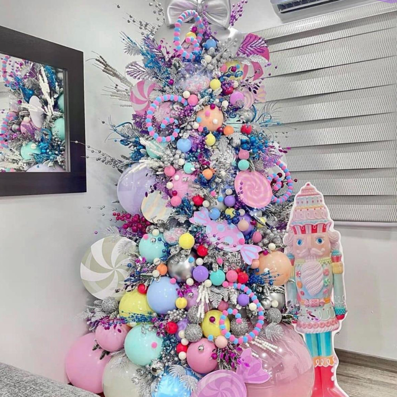 Дизайнерская Елка Премиум с Ярким Розовым Декором Christmas Tree Fun Game Кремовый Белый Розовый Лиловый Голубой Сиреневый Дизайнерская Елка Премиум с Ярким Розовым Декором Christmas Tree Fun Game Кремовый Белый Розовый Лиловый Голубой Сиреневый в Липецке | Loft Concept