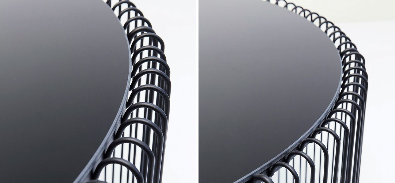 Кофейный столик круглый цвет черный Anthony - фото №2