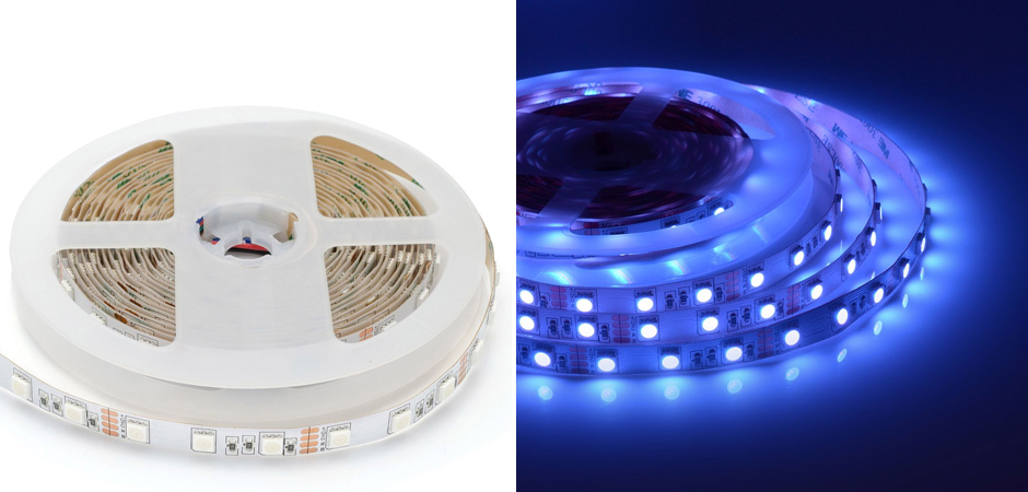 Светодиодная лента 14,4W/m 60LED/m 5050SMD разноцветная 5M Светодиодная лента 14,4W/m 60LED/m 5050SMD разноцветная 5M - Loft-Concept в Липецке