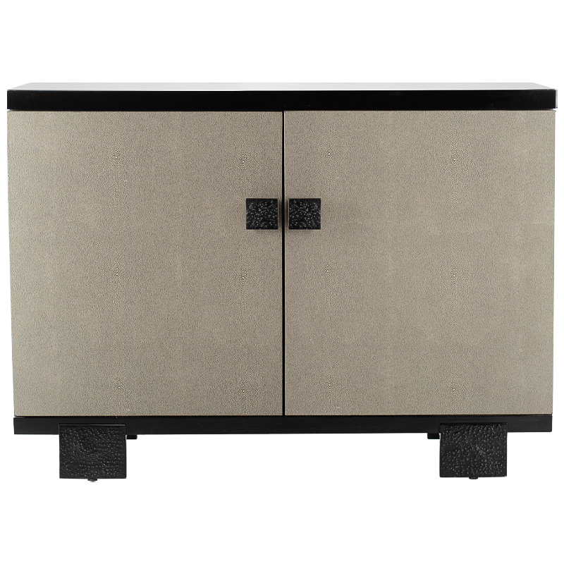 Комод Charles Stingray Texture Chest Of Drawers Черный Серый Комод Charles Stingray Texture Chest Of Drawers Черный Серый в Липецке | Loft Concept