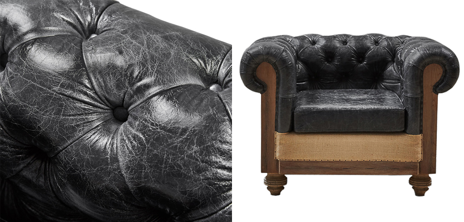 Кресло Deconstructed Chesterfield Armchair Кресло Deconstructed Chesterfield Armchair - Loft-Concept в Липецке