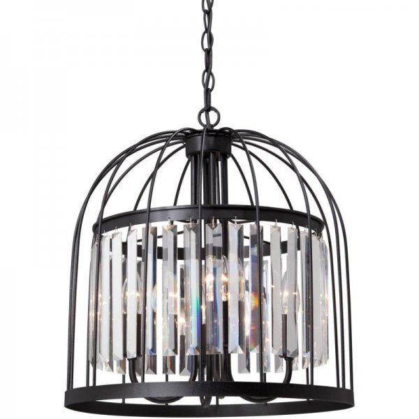 Люстра Birdcage Chandelier Fountain Black Люстра Birdcage Chandelier Fountain Black в Липецке | Loft Concept