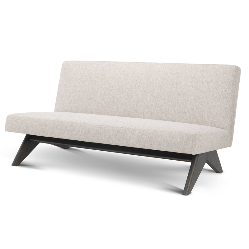 Диван Eichholtz Sofa Erudit Молочный Коричневый Диван Eichholtz Sofa Erudit Молочный Коричневый в Липецке | Loft Concept