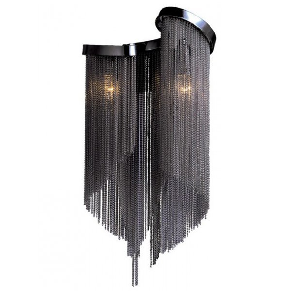 Бра Atlantis Chain Wall lamp Black Темный хром Бра Atlantis Chain Wall lamp Black Темный хром в Липецке | Loft Concept