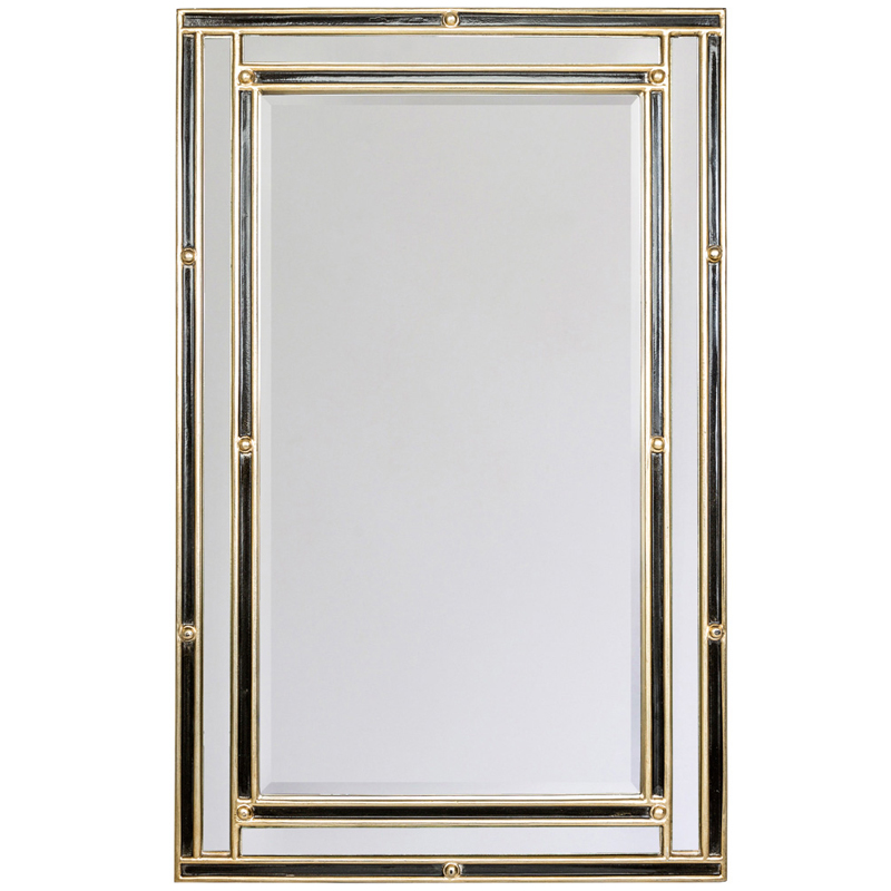Зеркало Cambefort Mirror Зеркало Черный матовое золото Зеркало Cambefort Mirror Зеркало Черный матовое золото в Липецке | Loft Concept