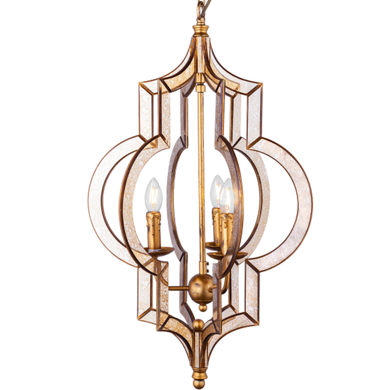 Люстра Manosque Chandelier Золотой Люстра Manosque Chandelier Золотой в Липецке | Loft Concept
