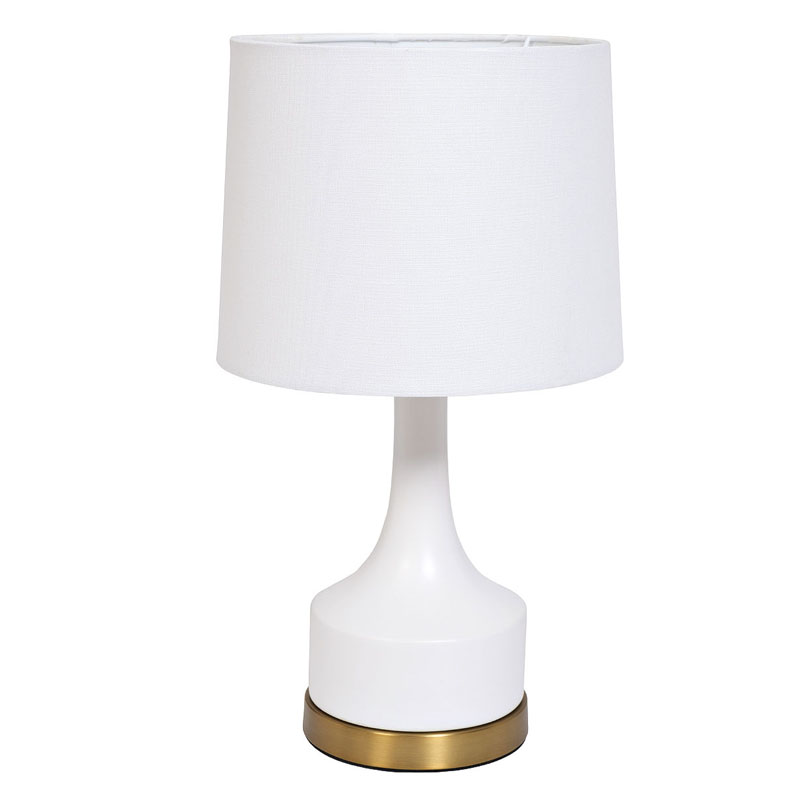 Настольная лампа Fontaine Table Lamp Золотой Белый Настольная лампа Fontaine Table Lamp Золотой Белый в Липецке | Loft Concept