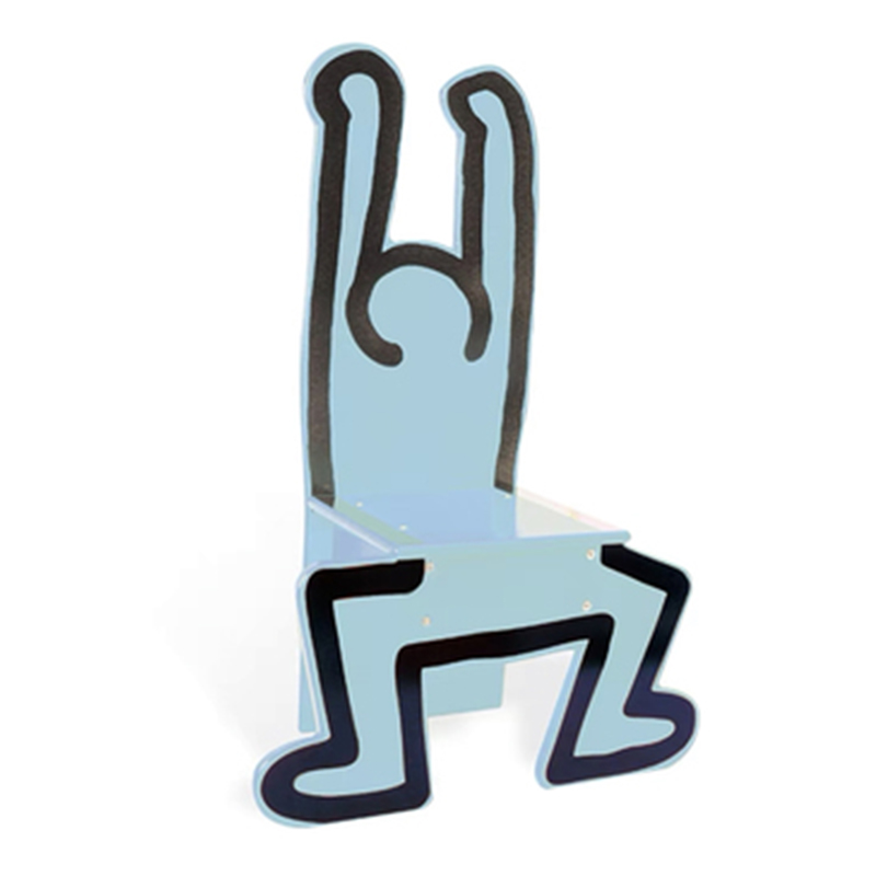 Детский стул Chaise Keith Haring Dancer Vilac Голубой Голубой Детский стул Chaise Keith Haring Dancer Vilac Голубой Голубой в Липецке | Loft Concept