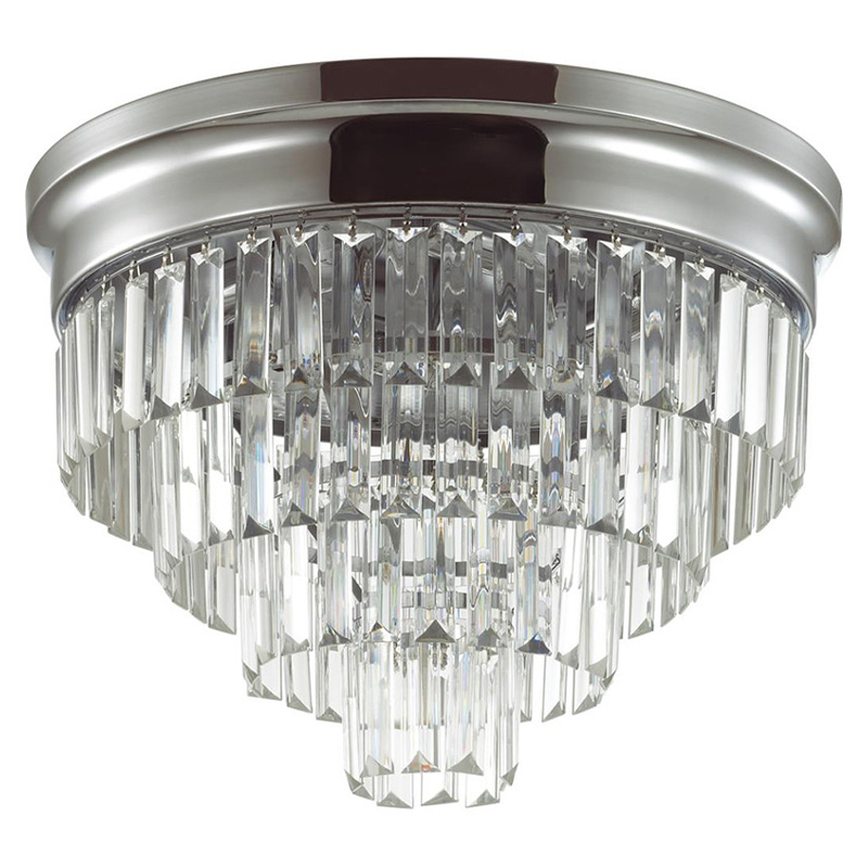Хрустальная потолочная люстра Crystal Fountain Maxi Хром Хром Хрустальная потолочная люстра Crystal Fountain Maxi Хром Хром в Липецке | Loft Concept