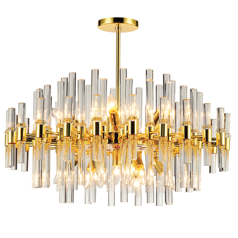 Люстра Luxxu Chandelier 80 Глянцевое золото Прозрачный Люстра Luxxu Chandelier 80 Глянцевое золото Прозрачный в Липецке | Loft Concept