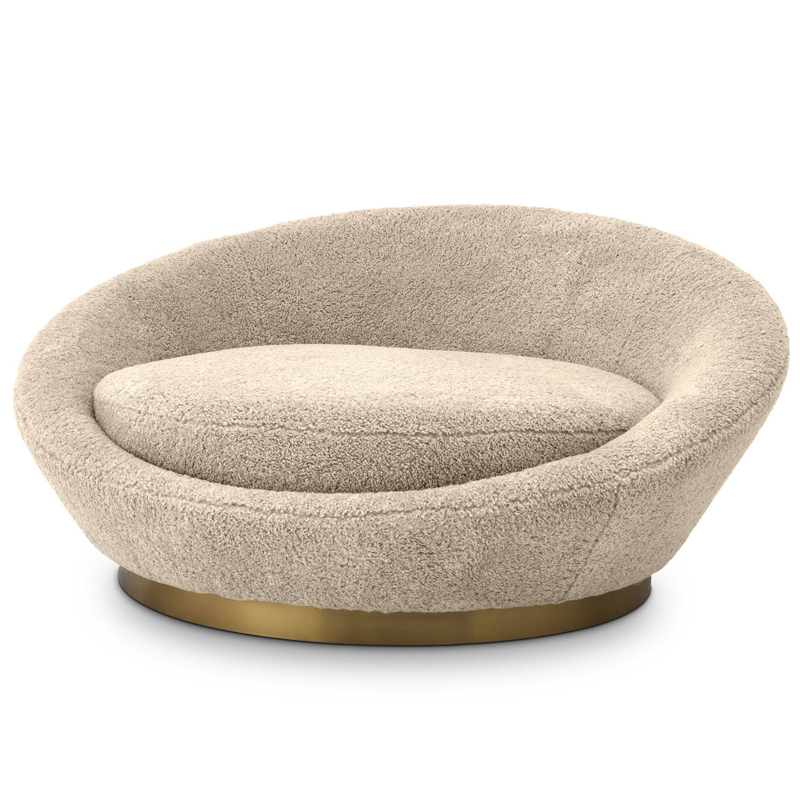 Диван Eichholtz Sofa Duardo Песочный Латунь Диван Eichholtz Sofa Duardo Песочный Латунь в Липецке | Loft Concept