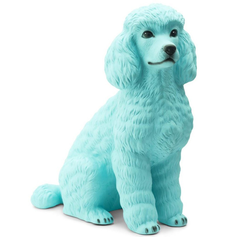 Статуэтка Abhika Poodle Bisc. Turquoise Бирюзовый Статуэтка Abhika Poodle Bisc. Turquoise Бирюзовый в Липецке | Loft Concept